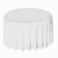 Nappe ronde blanche 290cm